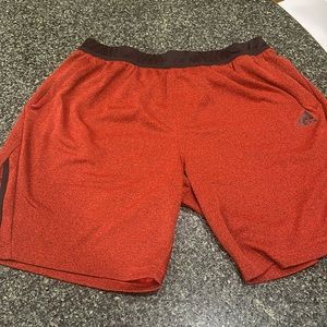Red Adidas Athletic Shorts